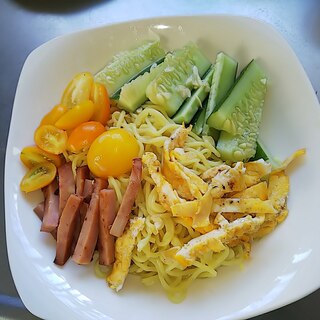 家で作ったゴマだれ冷麺